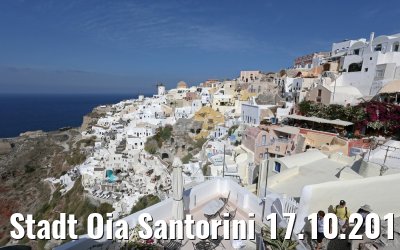 Stadt Oia Santorini 17.10.2015