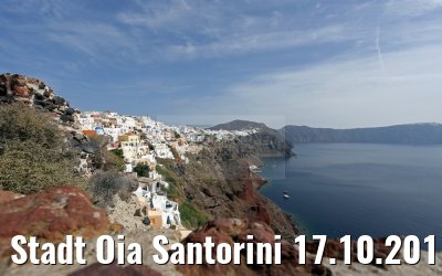 Stadt Oia Santorini 17.10.2015