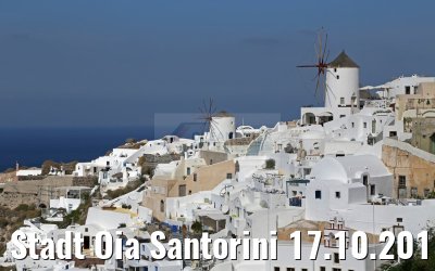 Stadt Oia Santorini 17.10.2015