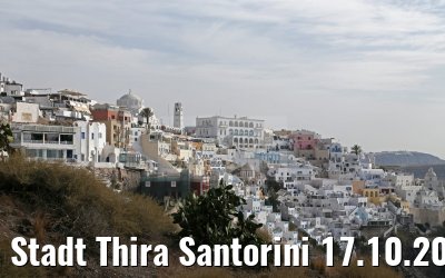 Stadt Thira Santorini 17.10.2015