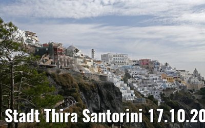 Stadt Thira Santorini 17.10.2015