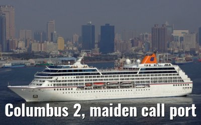 Columbus 2, maiden call port of Kaohsiung, March 08, 2013