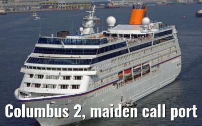 Columbus 2, maiden call port of Kaohsiung, March 08, 2013
