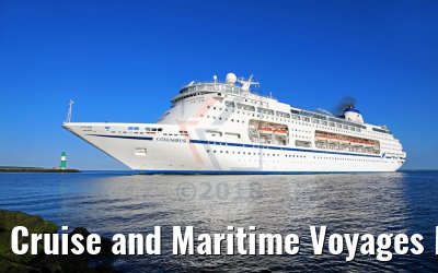 Cruise and Maritime Voyages MS Columbus 20.05.2018 port of Warnemuende