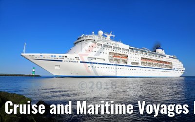 Cruise and Maritime Voyages MS Columbus 20.05.2018 port of Warnemuende