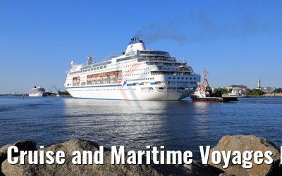 Cruise and Maritime Voyages MS Columbus 20.05.2018 port of Warnemuende