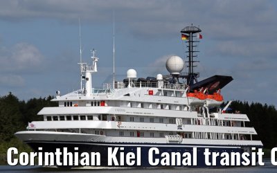 Corinthian Kiel Canal transit 08.09.2015
