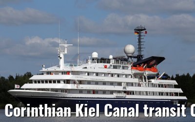 Corinthian Kiel Canal transit 08.09.2015