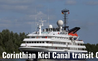 Corinthian Kiel Canal transit 08.09.2015