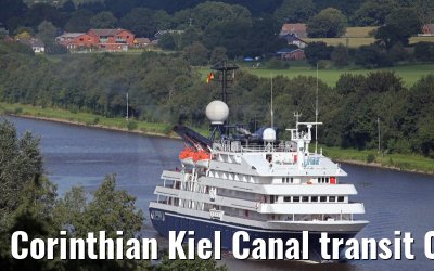 Corinthian Kiel Canal transit 08.09.2015