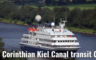 Corinthian Kiel Canal transit 08.09.2015