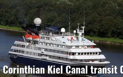 Corinthian Kiel Canal transit 08.09.2015