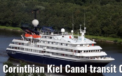 Corinthian Kiel Canal transit 08.09.2015