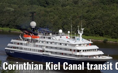 Corinthian Kiel Canal transit 08.09.2015