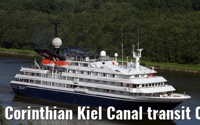 Corinthian Kiel Canal transit 08.09.2015