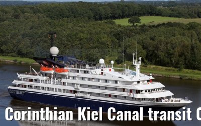 Corinthian Kiel Canal transit 08.09.2015