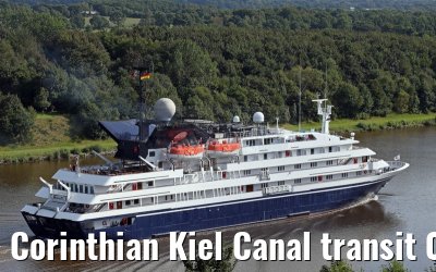 Corinthian Kiel Canal transit 08.09.2015