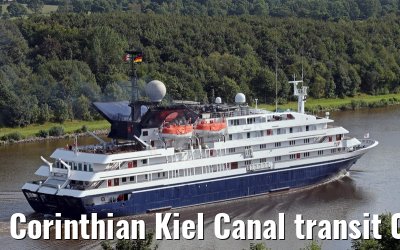 Corinthian Kiel Canal transit 08.09.2015
