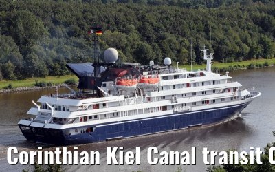 Corinthian Kiel Canal transit 08.09.2015