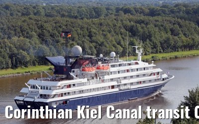 Corinthian Kiel Canal transit 08.09.2015