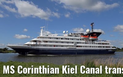 MS Corinthian Kiel Canal transit 08.09.2015