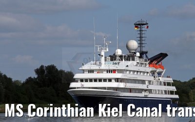 MS Corinthian Kiel Canal transit 08.09.2015