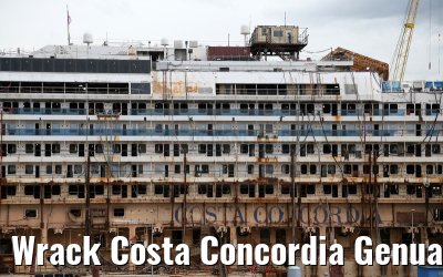 Wrack Costa Concordia Genua 23.05.2015