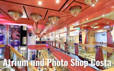 Atrium und Photo Shop Costa Deliziosa