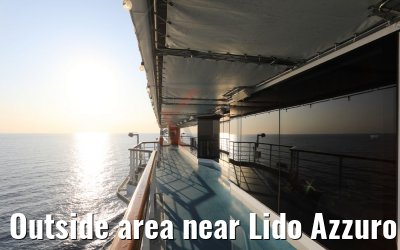 Outside area near Lido Azzuro Deliziosa