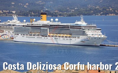 Costa Deliziosa Corfu harbor 24.07.2018