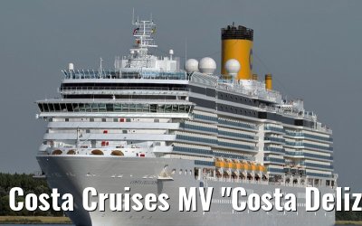 Costa Cruises MV "Costa Deliziosa" departing Amsterdam, 27. June 2011