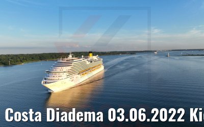 Costa Diadema 03.06.2022 Kieler Förde