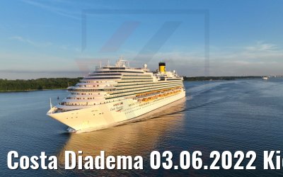 Costa Diadema 03.06.2022 Kieler Förde