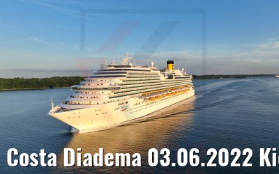 Costa Diadema 03.06.2022 Kieler Förde