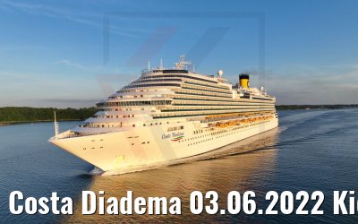 Costa Diadema 03.06.2022 Kieler Förde