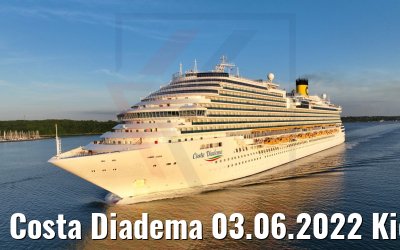Costa Diadema 03.06.2022 Kieler Förde