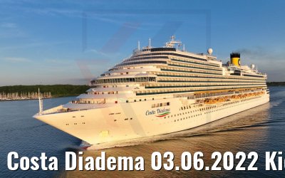 Costa Diadema 03.06.2022 Kieler Förde