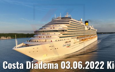 Costa Diadema 03.06.2022 Kieler Förde