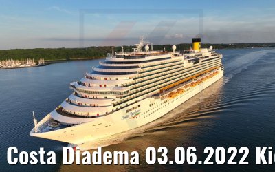 Costa Diadema 03.06.2022 Kieler Förde