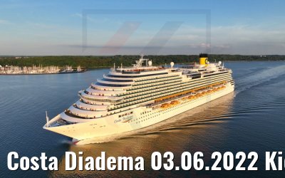 Costa Diadema 03.06.2022 Kieler Förde