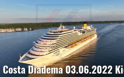 Costa Diadema 03.06.2022 Kieler Förde