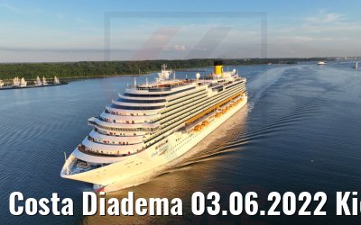 Costa Diadema 03.06.2022 Kieler Förde
