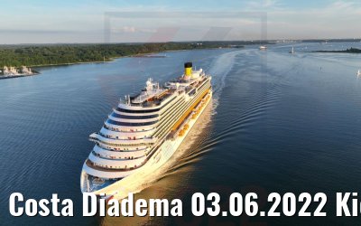 Costa Diadema 03.06.2022 Kieler Förde
