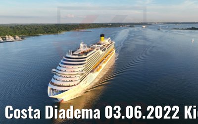 Costa Diadema 03.06.2022 Kieler Förde