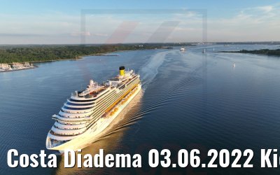 Costa Diadema 03.06.2022 Kieler Förde