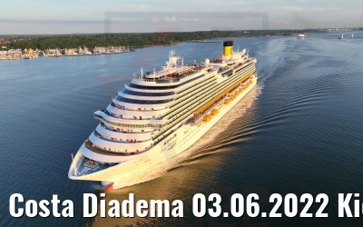 Costa Diadema 03.06.2022 Kieler Förde