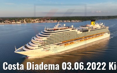 Costa Diadema 03.06.2022 Kieler Förde