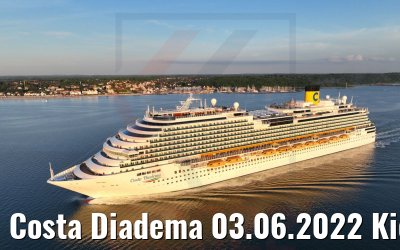 Costa Diadema 03.06.2022 Kieler Förde