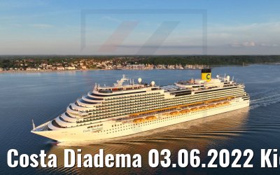 Costa Diadema 03.06.2022 Kieler Förde
