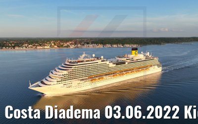 Costa Diadema 03.06.2022 Kieler Förde